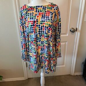 Multiples Colorful Polka Dot Blouse